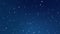 Glowing blue night sky background with animated stars