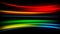 Glowing blurred light stripes in motion over on background. Colorful rays. Led Light. Future tech. Shine dynamic scene. Neon flare