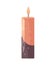 Glowing candle symbolizes celebration