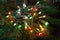 Glowing Christmas electric garland