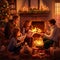 Glowing Embers: Fireside Warmth and Contentment during the Holidays