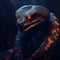 Glowing-eyed Cobra: Photorealistic Animated Snake Art