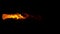 Glowing Fire Flame Element Overlay Motion Graphic