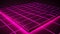 Glowing geometric squares illuminate futuristic abstract pattern generated by AI