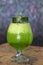 Glowing Green Margarita Mocktail