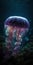 Glowing Jellyfish Underwater - Cinematic Production Still