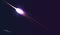 Glowing lighr arrow sparcle on dark background