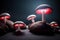 glowing mushroom ai generated