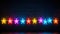 glowing neon stars