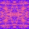 Glowing psychedelic trippy abstract pattern. Gradient neon blue violet pink color.