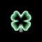 Glowing shamrock