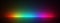 Glowing spectrum rainbow light gradient with reflective floor on black dark background