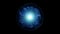 Glowing Stargate Event Horizon Portal. Time travel