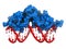 Glucocorticoid receptor, DNA binding domain bound to a DNA double strand