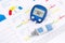 Glucometer and test for diabetes