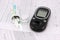 Glucometer and test strips