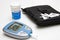 Glucose Meter, Test Strips and Case