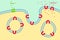 Glucose transport through cell membrane via