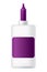 Glue bottle. Plastic container of office supplies collection. Type adhesive product. Vector packaging design