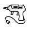 Glue gun, glue, gun, tool fully editable vector icon