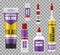 Glue sticks, tubes and bottles. Adhesive packages