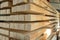 Glued timber beams