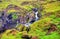 Gluggafoss or Merkjarfoss, a waterfall in southern Iceland