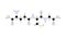 glutathione molecule, structural chemical formula, ball-and-stick model, isolated image antioxidant