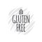 Gluten Free icon. Vector sign isolated. Illustration symbol for food, label, product, healthy eating, special diet, celiac disease