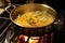 gluten-free pasta boiling in a pot on the stove