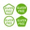 Gluten free product icon isolated logo vector illustraion