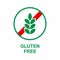 Gluten Free skincare icon for medical product