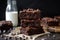 gluten-free and vegan brownies, perfectly fudgy and chewy with rich chocolate flavor