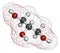 Glycerol (glycerin) molecule. Produced from fat and oil triglycerides. Used as sweetener, solvent and preservative in food and