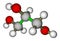 Glycerol molecular structure