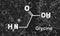 Glycine molecular structure