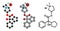 Glycopyrronium bromide (glycopyrrolate) COPD drug molecule. Has additional medical uses as well