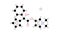 glycopyrronium bromide molecule, structural chemical formula, ball-and-stick model, isolated image antimuscarinics