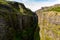 Glymur waterfall in Iceland