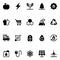 Glyph icons for ecology and environment.