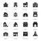 Glyph Vectors Of Building Architectures