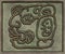 Glyphs- symbol hieroglyphic mayan. Coinage on metal- 3d illustration