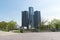 GM Renaissance Center, rencen in Detroit Michigan USA