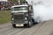 GMC truck smoke show