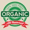 GMO Free Organic Vector Label Isolated