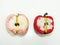 GMO idea. Comparison of two apples