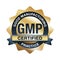 GMP certified emblem. Good manufacturing practices