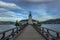 Gmunden, Austria - October 2, 2020. Summer resort town in Upper Austria situated next to the lake Traunsee and