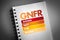 GNFR - Goods Not For Resale acronym