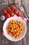 Gnocchi cooked with tomato